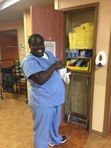 Javion working at Boone Hospital Center