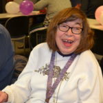 Photo of Carol at her surprise party.