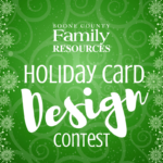 holiday card design contest graphic