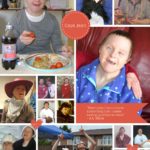 photo collage of pictures of cj