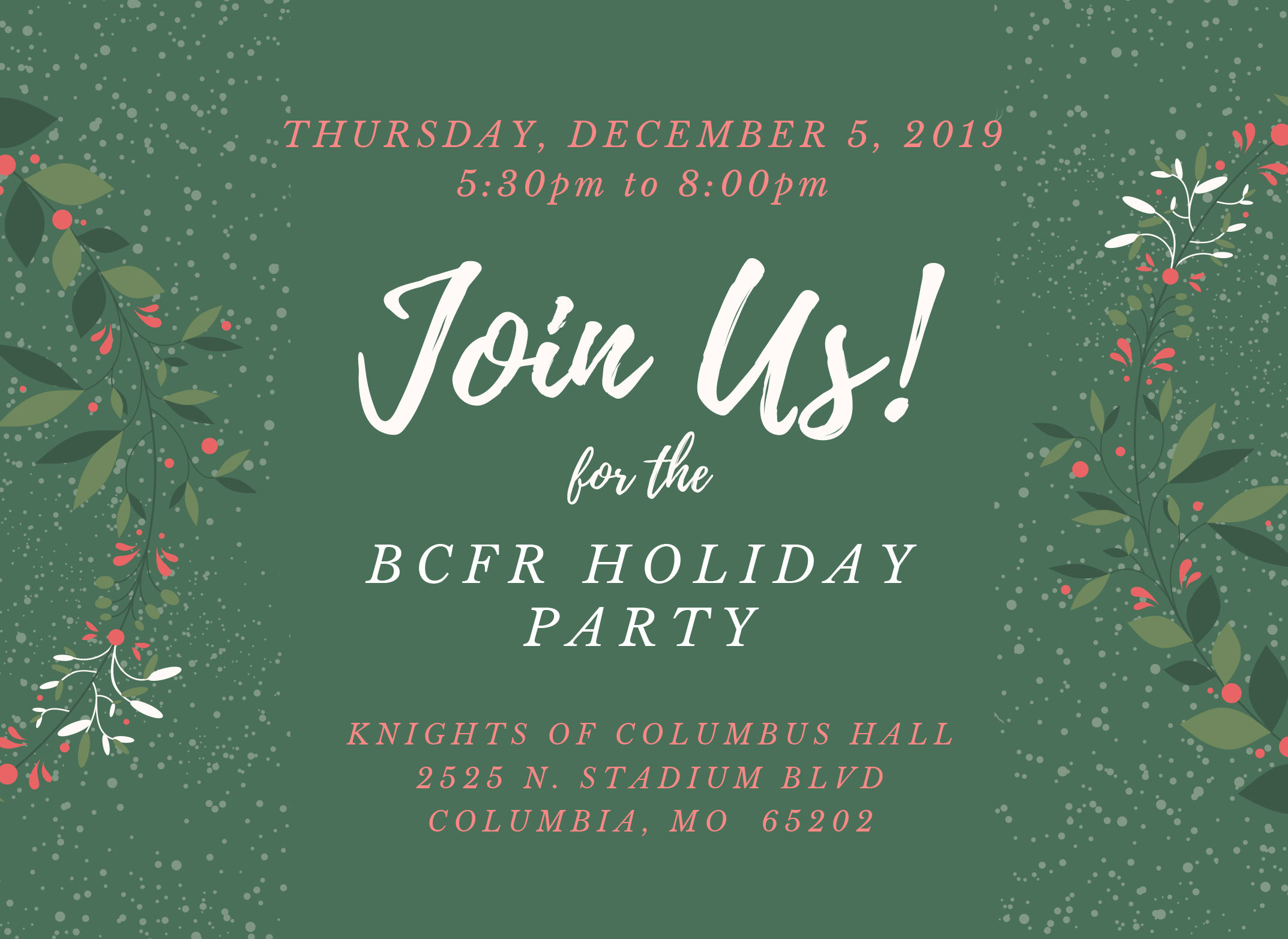 Save The Date For The Annual fr Holiday Party Boone County Family Resourcesboone County Family Resources We Help People With Developmental Disabilities Thrive Connect And Achive