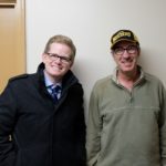 Senator Caleb Rowden poses for a photo with Ricky.