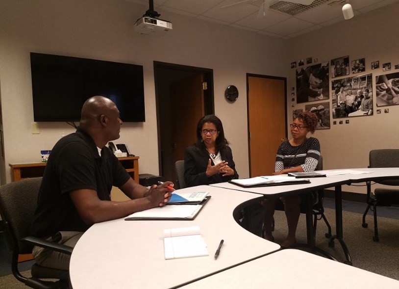 Jeff meeting with Community Partners.