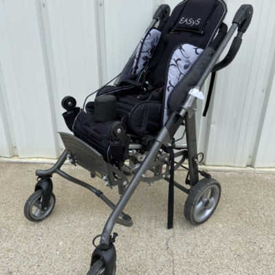 EasyS Adapted Stroller infant toddler size black and grey folding