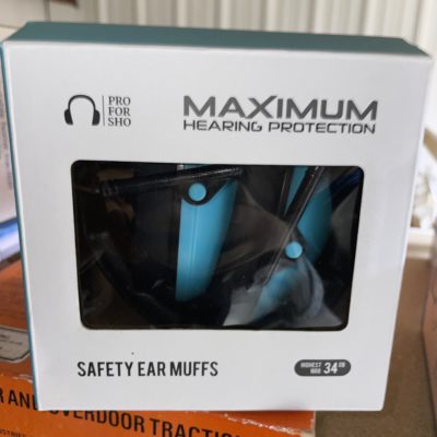 Safety Ear Muffs NRR 34 DB (Pro For Sho Maximum Hearing Protection)