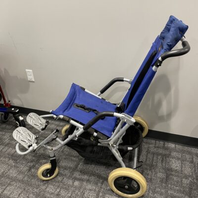 Pediatric folding stroller adapted blue Convaid