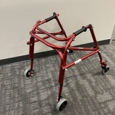 Reverse walker Nimbo 4-wheeled pediatric red small