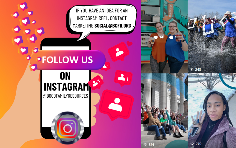 Follow us on Instagram Reels